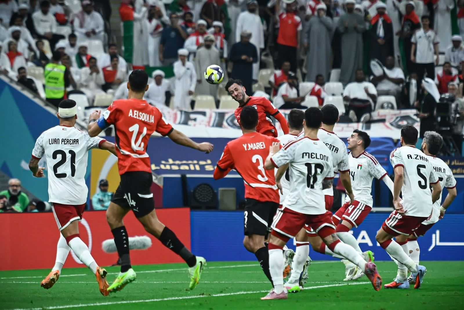 التعادل الايجابي يحسم مباراة مصر والامارات في كأس العرب 2025