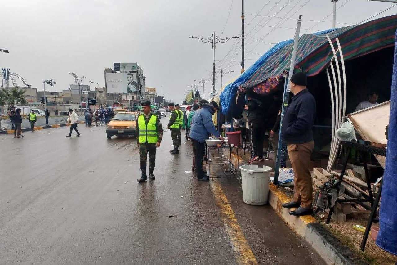 بالصور.. انتشار أمني في العاصمة بغداد لتأمين الزيارة الرجبية