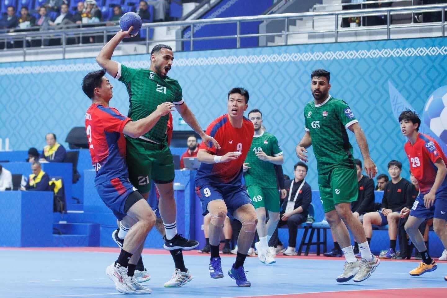 يد العراق تهزم الصين في البطولة الآسيوية