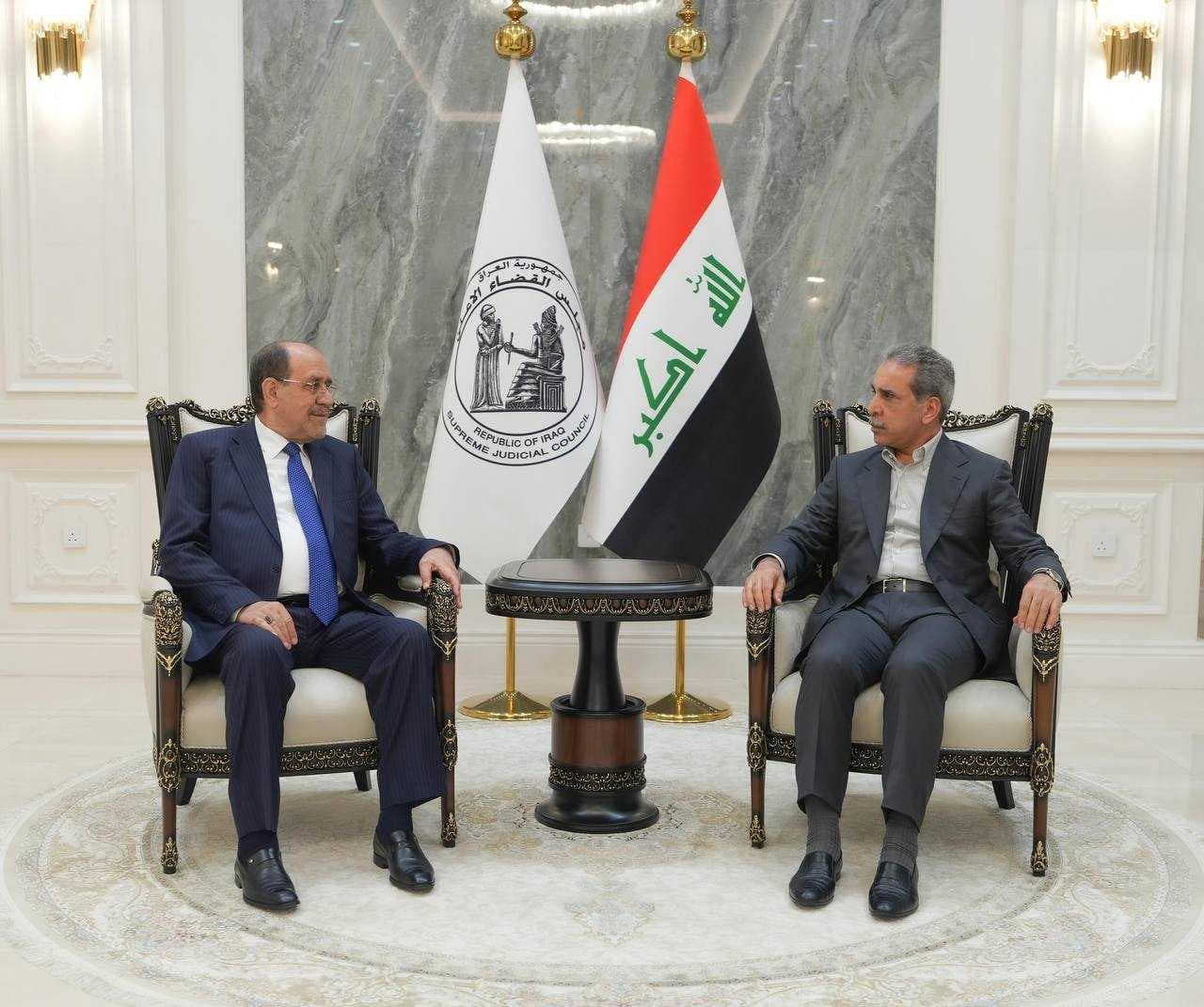 زيدان والمالكي يبحثان استكمال الاستحقاقات الدستورية