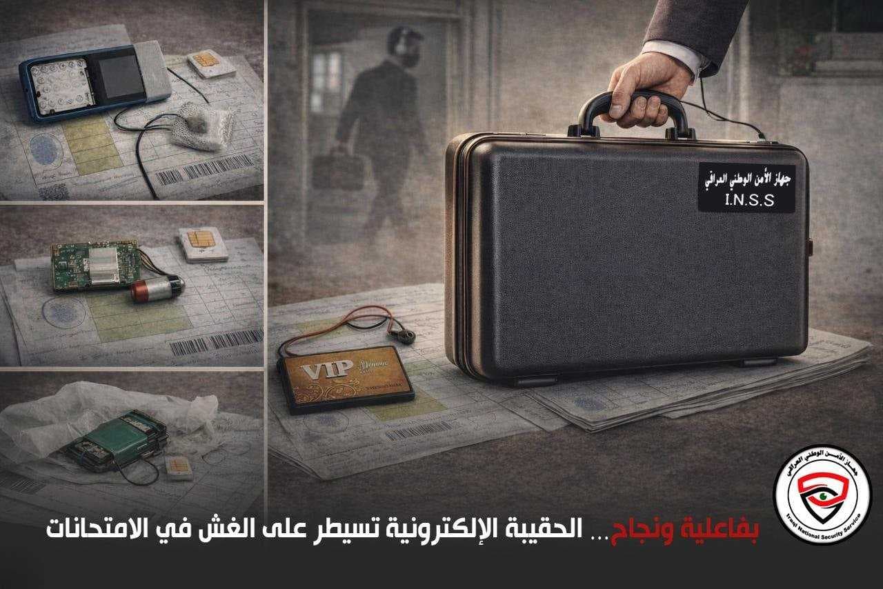 الأمن الوطني يعلن نجاح الحقيبة الامتحانية الإلكترونية بضبط عشرات حالات الغش بالمدارس