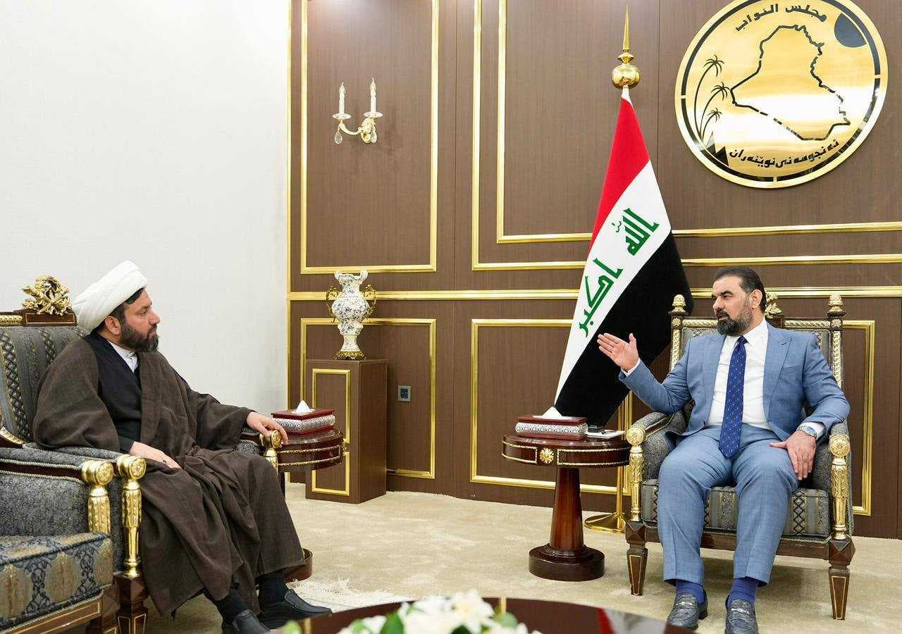 الحلبوسي يبحث مع الشيخ المسعودي آلية الخدمات المقدمة للحجاج والمعتمرين