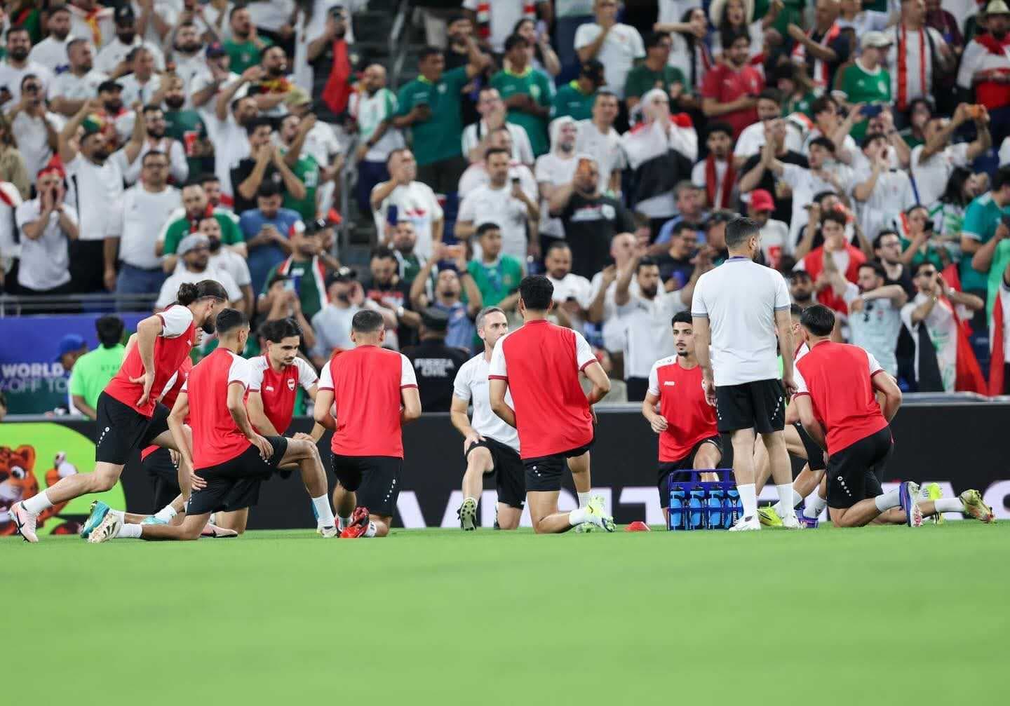 انطلاق الشوط الثاني لنهائي الملحق العالمي بين منتخبنا الوطني ونظيره البوليفي