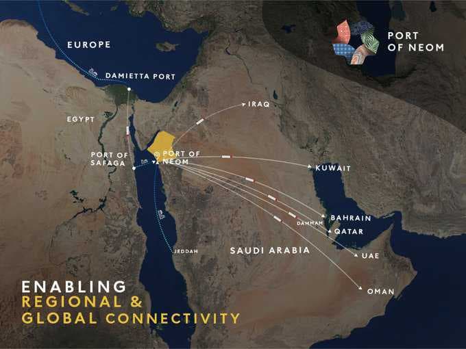 السعودية تعلن تدشين ممر لوجستي يوصل شحنات الاسواق الاوروبية للعراق ودول اخرى