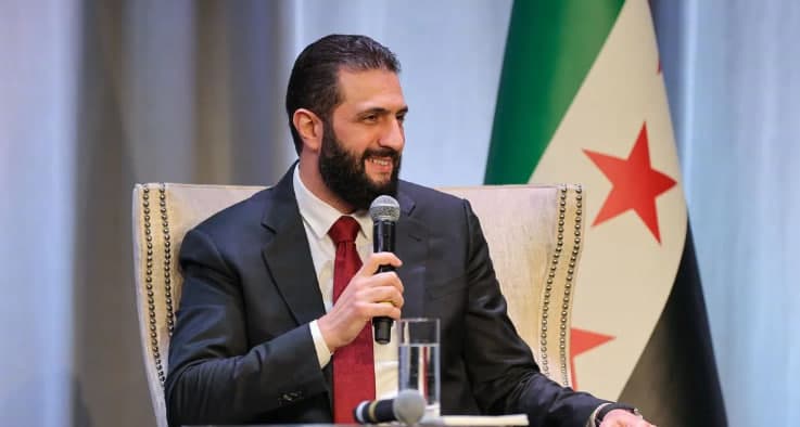 الشرع: نعمل على تأمين ممر آمن لصادرات النفط العراقية من خلال الموانئ السورية