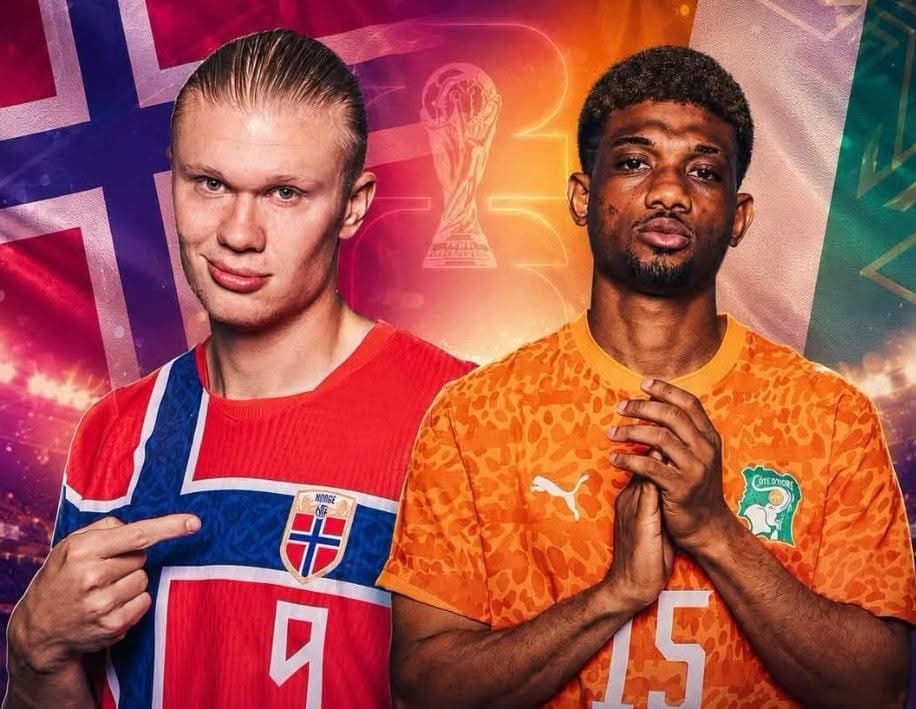 النرويج تتغلب على ساحل العاج 2-1 وتتأهل إلى الدور الـ 16 في بطولة كأس العالم