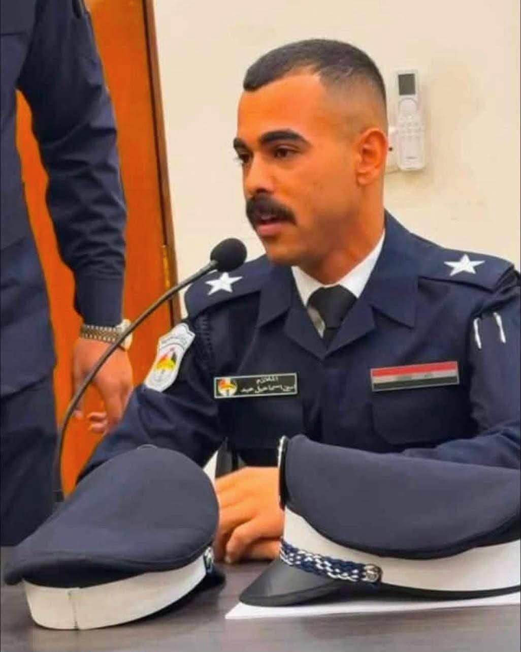 مديرية المرور العامة تعلن استشهاد الملازم أمين إسماعيل عبد إثر حادث دهس أثناء أداء واجبه.