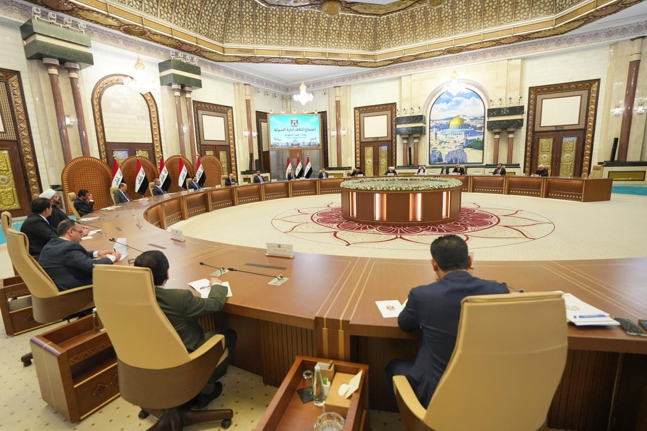 ائتلاف إدارة الدولة يؤكد حصر السلاح بيد الدولة ويبحث الأمن والاقتصاد ويدعو للإسراع باستكمال تشكيل الحكومة