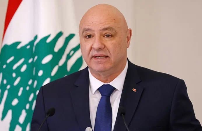 الرئيس اللبناني: إطارنا للمفاوضات يتمثل بالانسحاب (الإسرائيلي) ووقف إطلاق النار وعودة النازحين