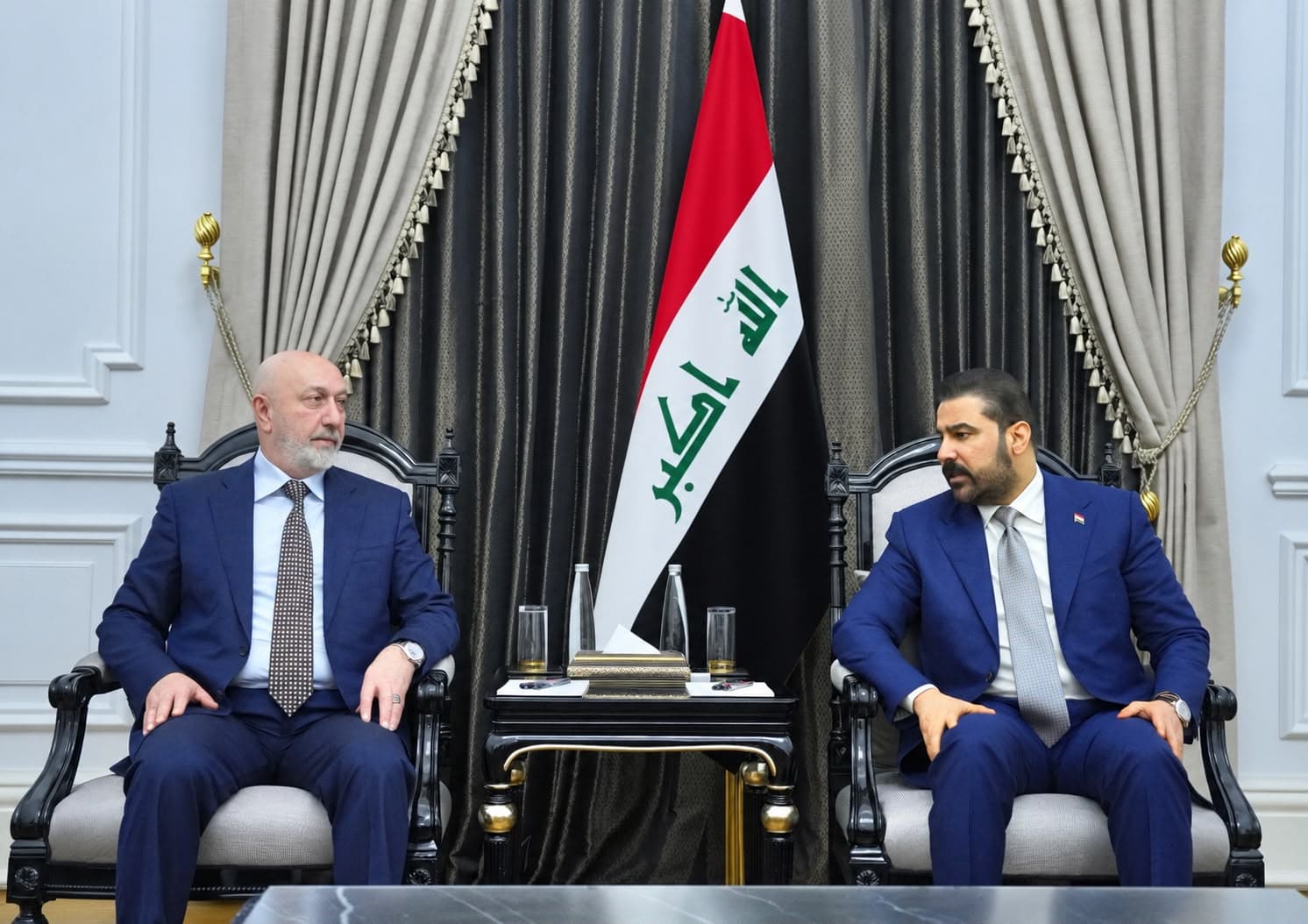 رئيس الوزراء علي الزيدي يستقبل رئيس الجمهورية