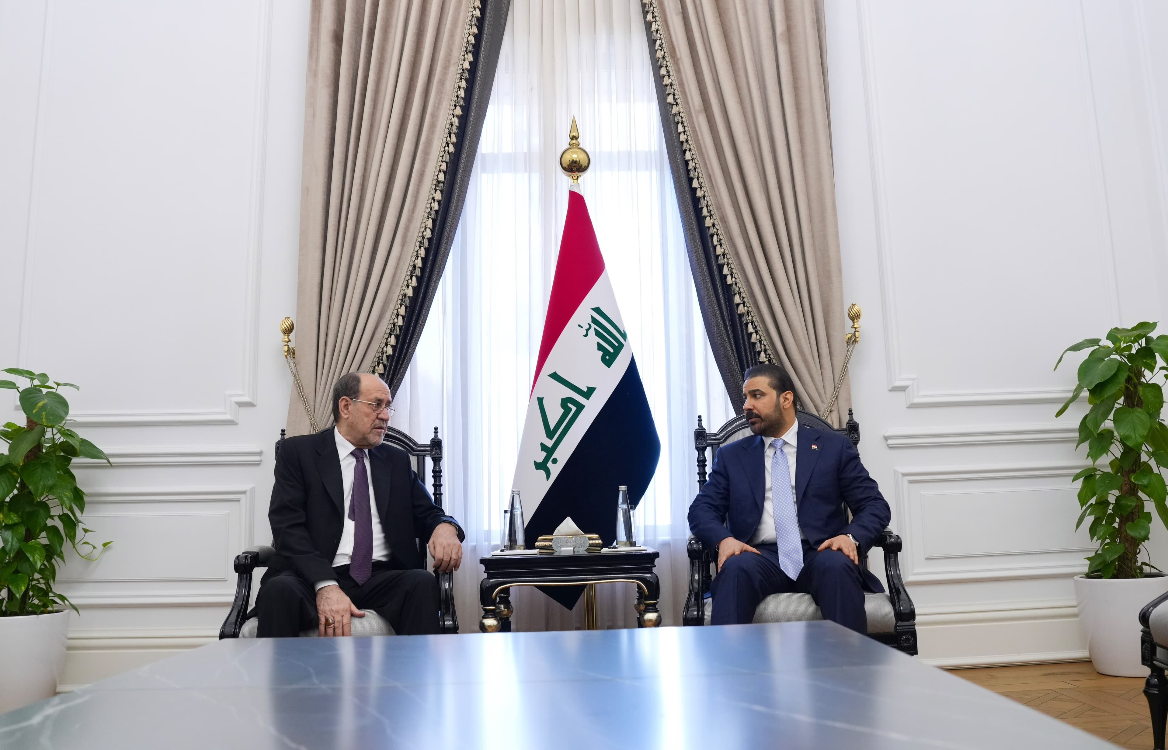 الزيدي والمالكي يبحثان توحيد الصف واستكمال التشكيلة الحكومية ودعم الإصلاحات