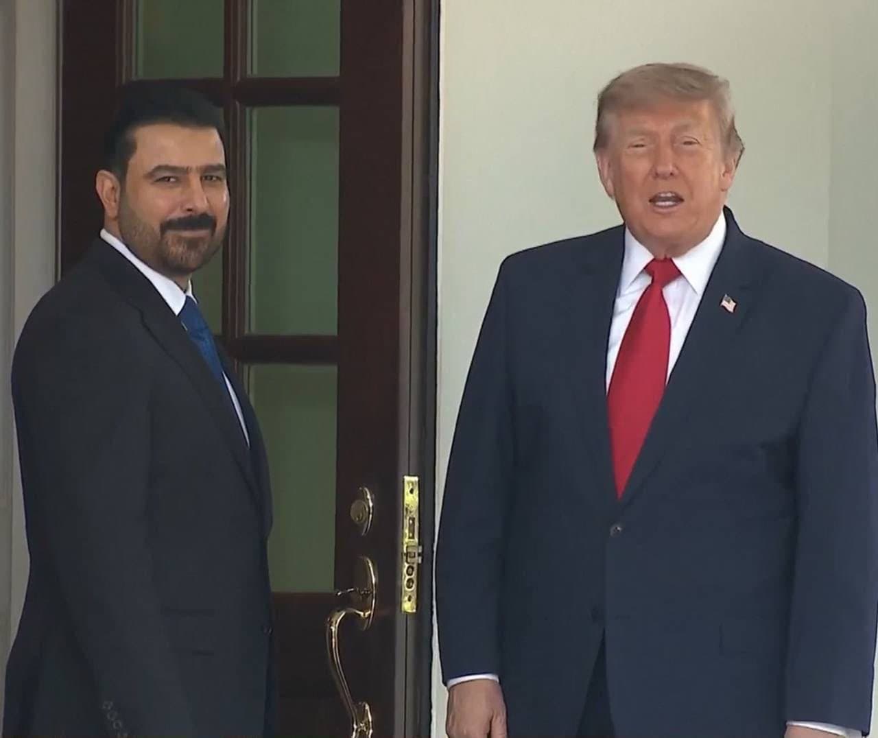 الرئيس الأمريكي دونالد ترامب يستقبل رئيس الوزراء علي الزيدي في البيت الأبيض