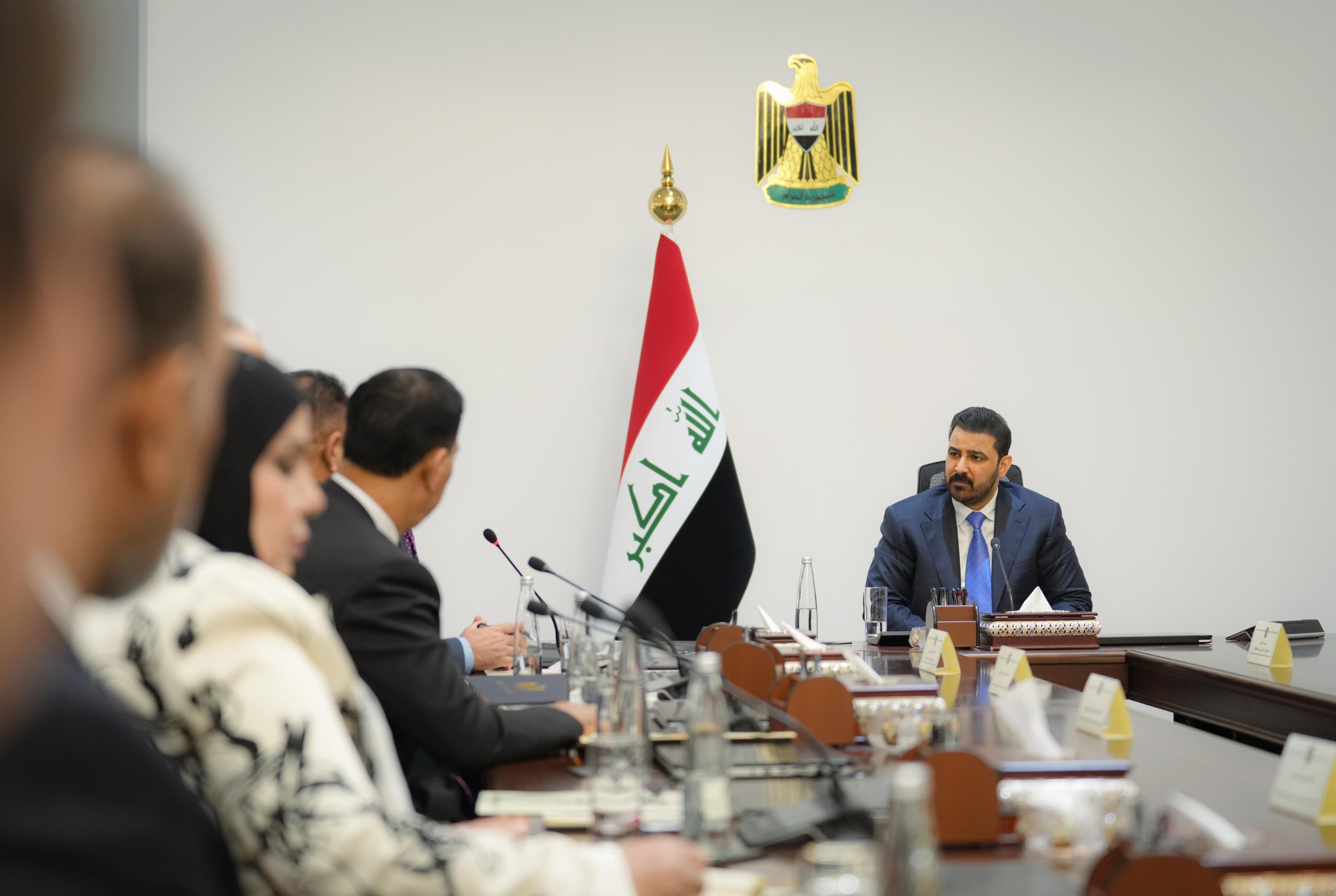 رئيس الوزراء علي الزيدي يستقبل رئيس وأعضاء كتلة الإعمار والتنمية النيابية