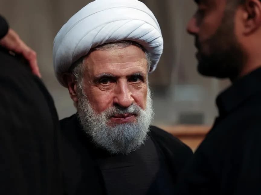 الشيخ نعيم قاسم يشيد بالعراق: الشعب والمرجعية والحشد نجحوا في إخراج القوات الأميركية