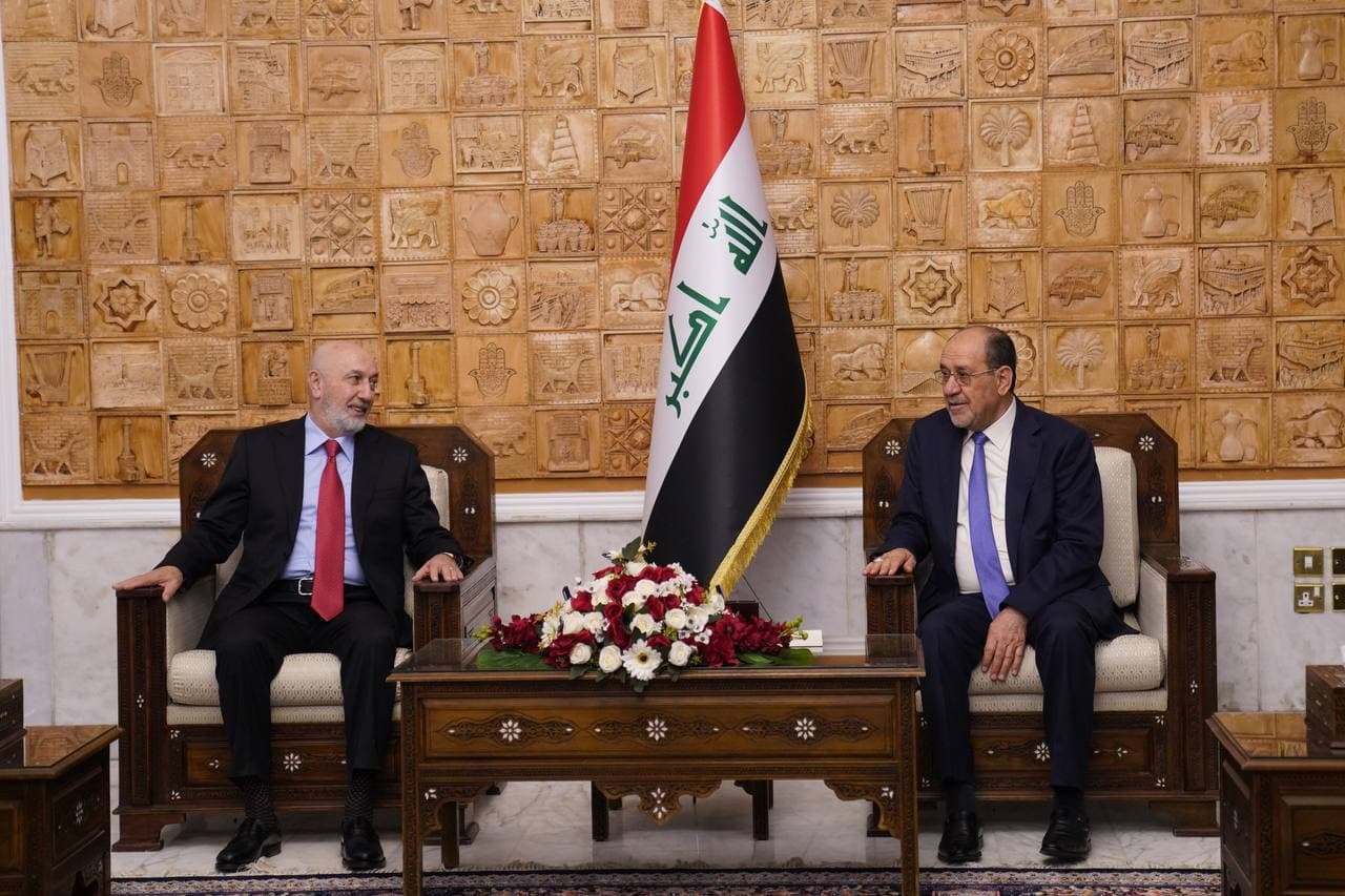 رئيس الجمهورية يلتقي رئيس ائتلاف دولة القانون ويؤكدان أهمية تسريع تشكيل الحكومة