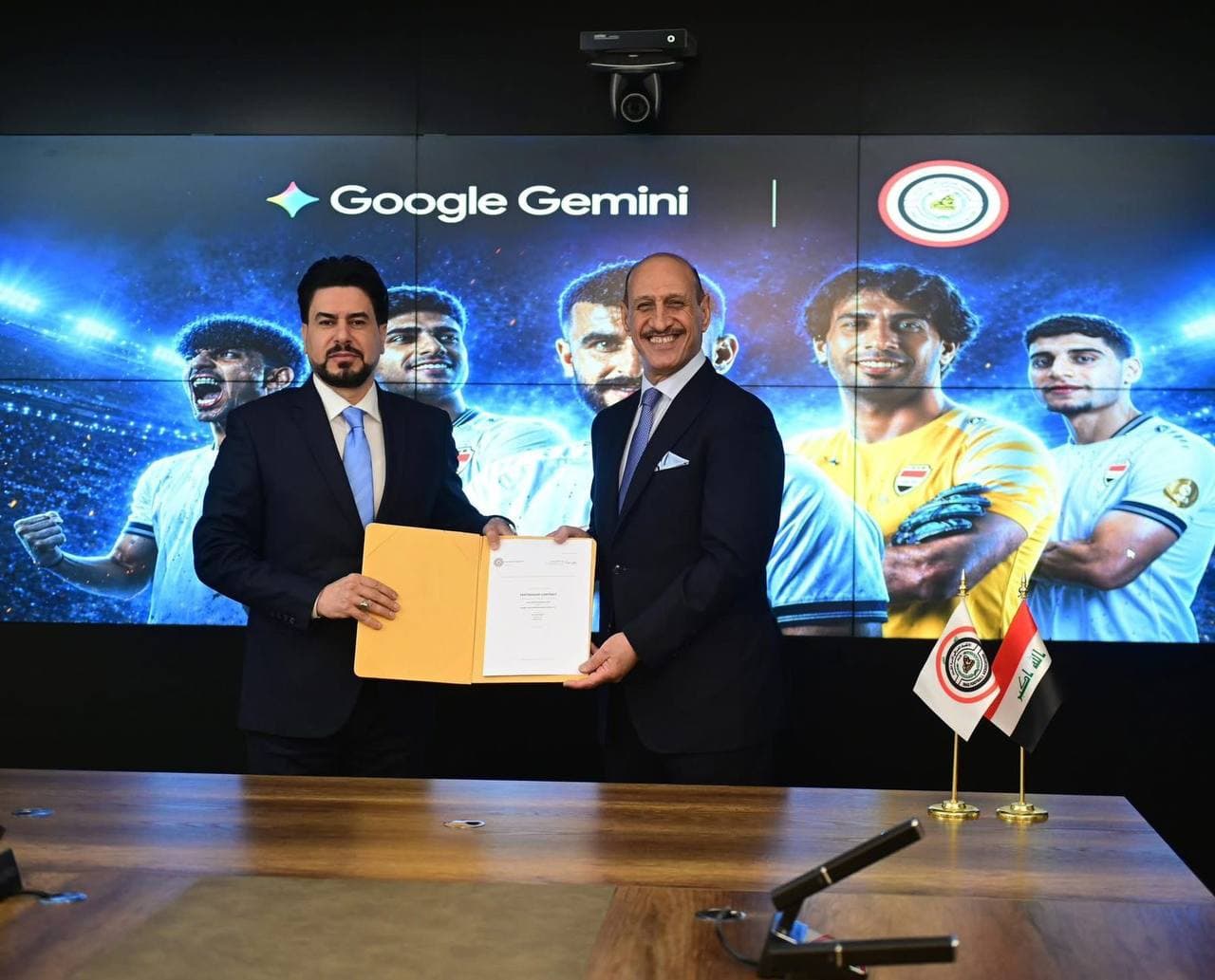الاتحاد العراقي يوقع شراكة مع Google Gemini لدعم المنتخب بالذكاء الاصطناعي