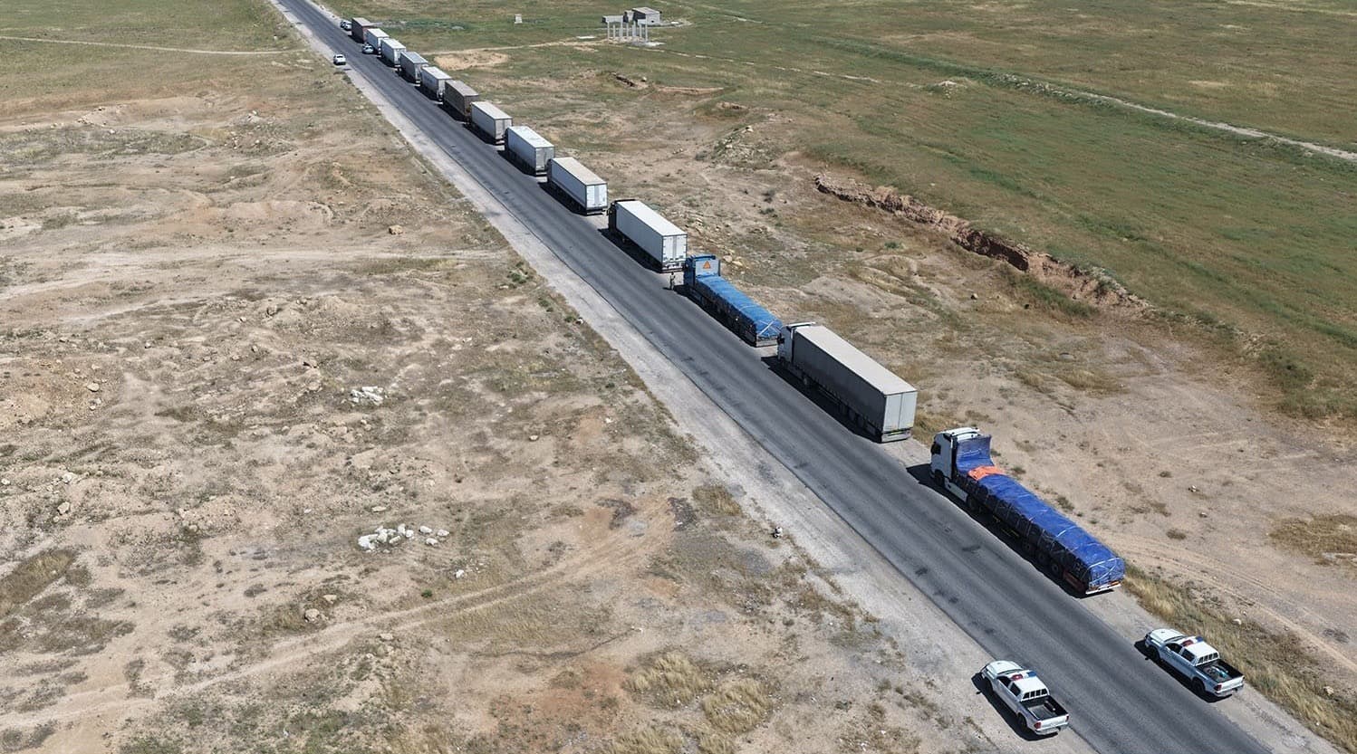العراق يستقبل أول شحنة TIR من سوريا وعبور جديد عبر اليعربية