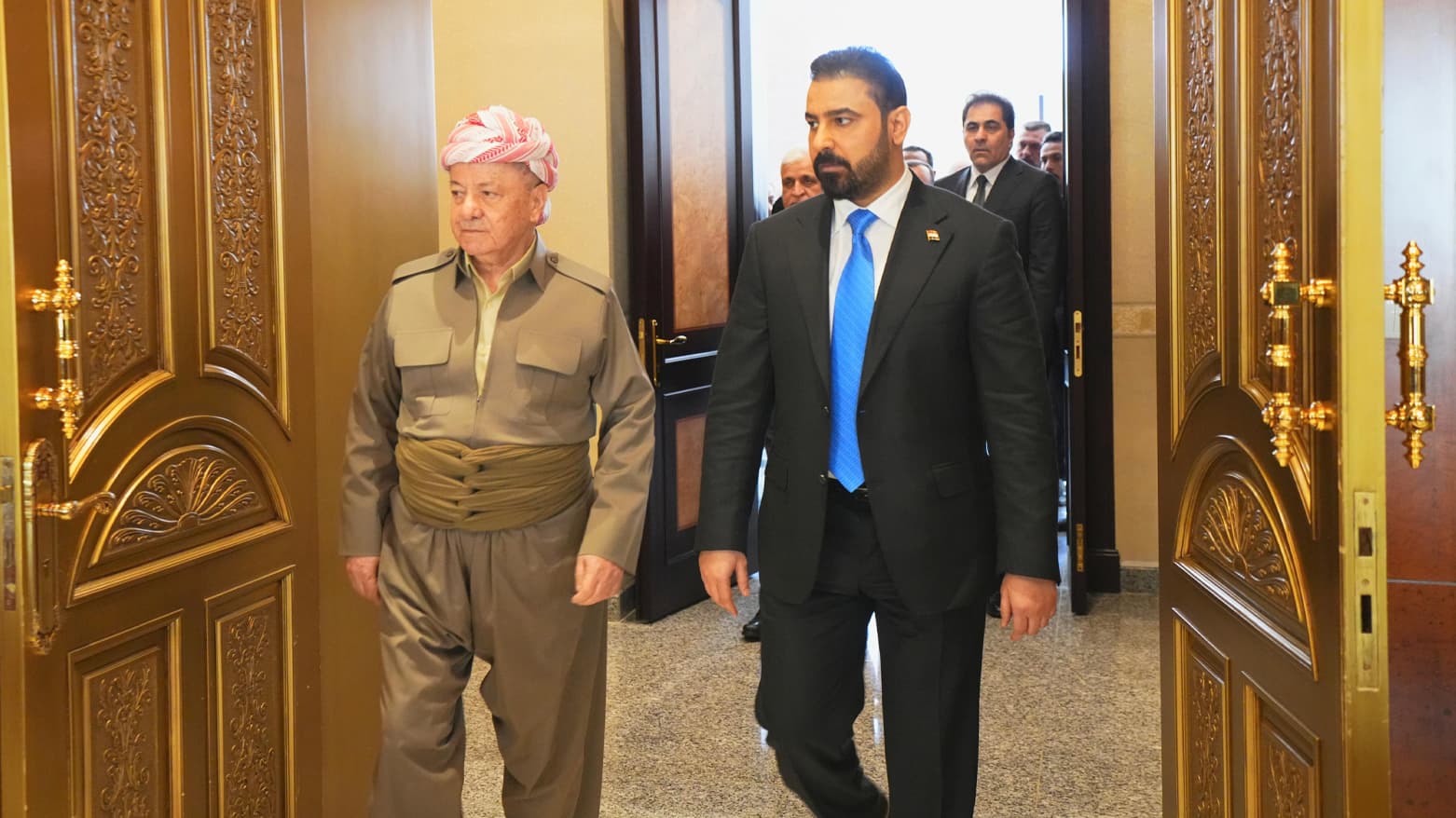 الزيدي يعزي بارزاني