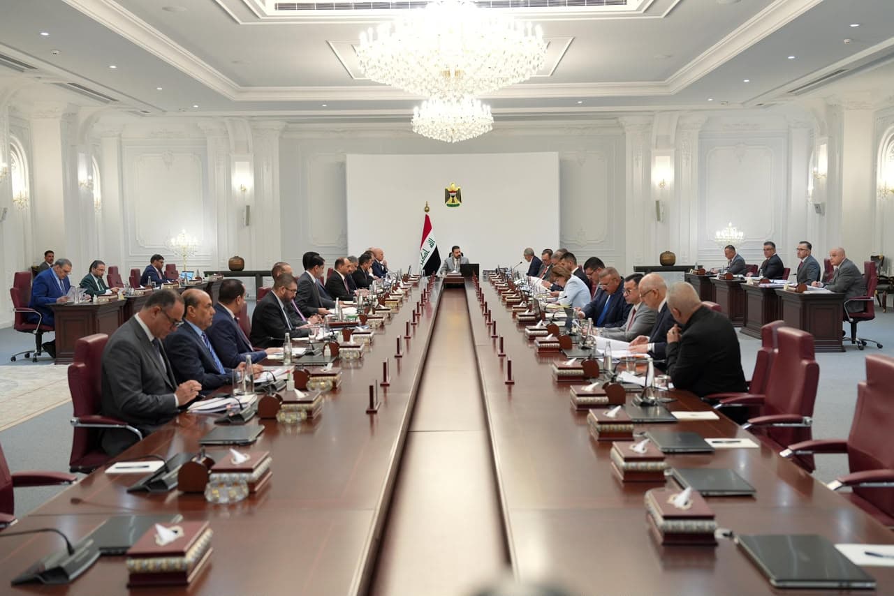 مجلس الوزراء يعقد جلسته الاعتيادية برئاسة رئيس مجلس الوزراء علي  الزيدي