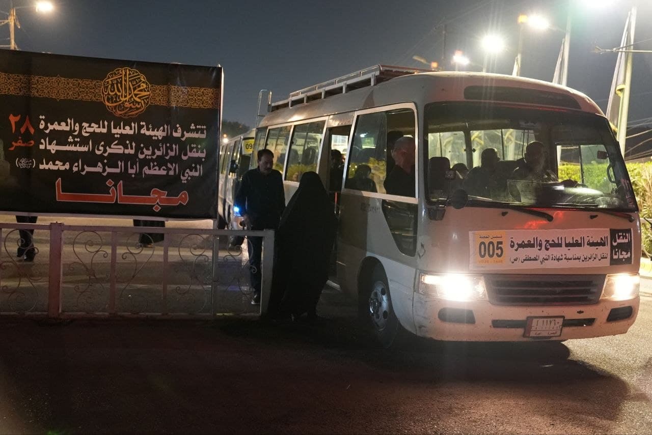 تسهيلات واسعة من هيئة الحج والعمرة لزائري النجف الاشرف بإحياء ذكرى وفاة خاتم الأنبياء