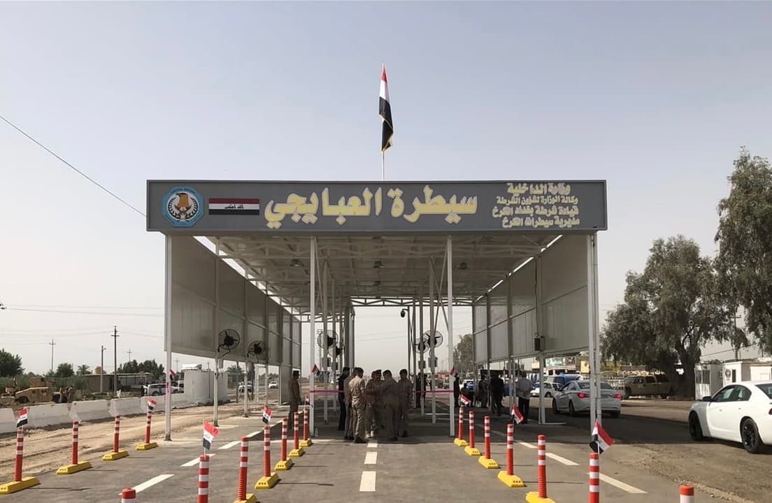 قائد عمليات بغداد يفتتح سيطرة العبايچي بعد إعادة تأهيلها