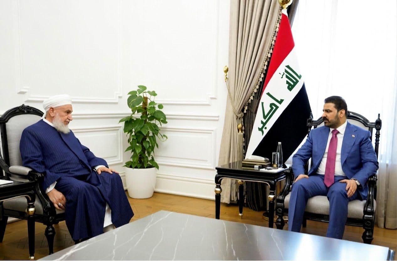 الزيدي يستقبل العلّامة الشيخ عبدالرزاق عبد الرحمن السعدي