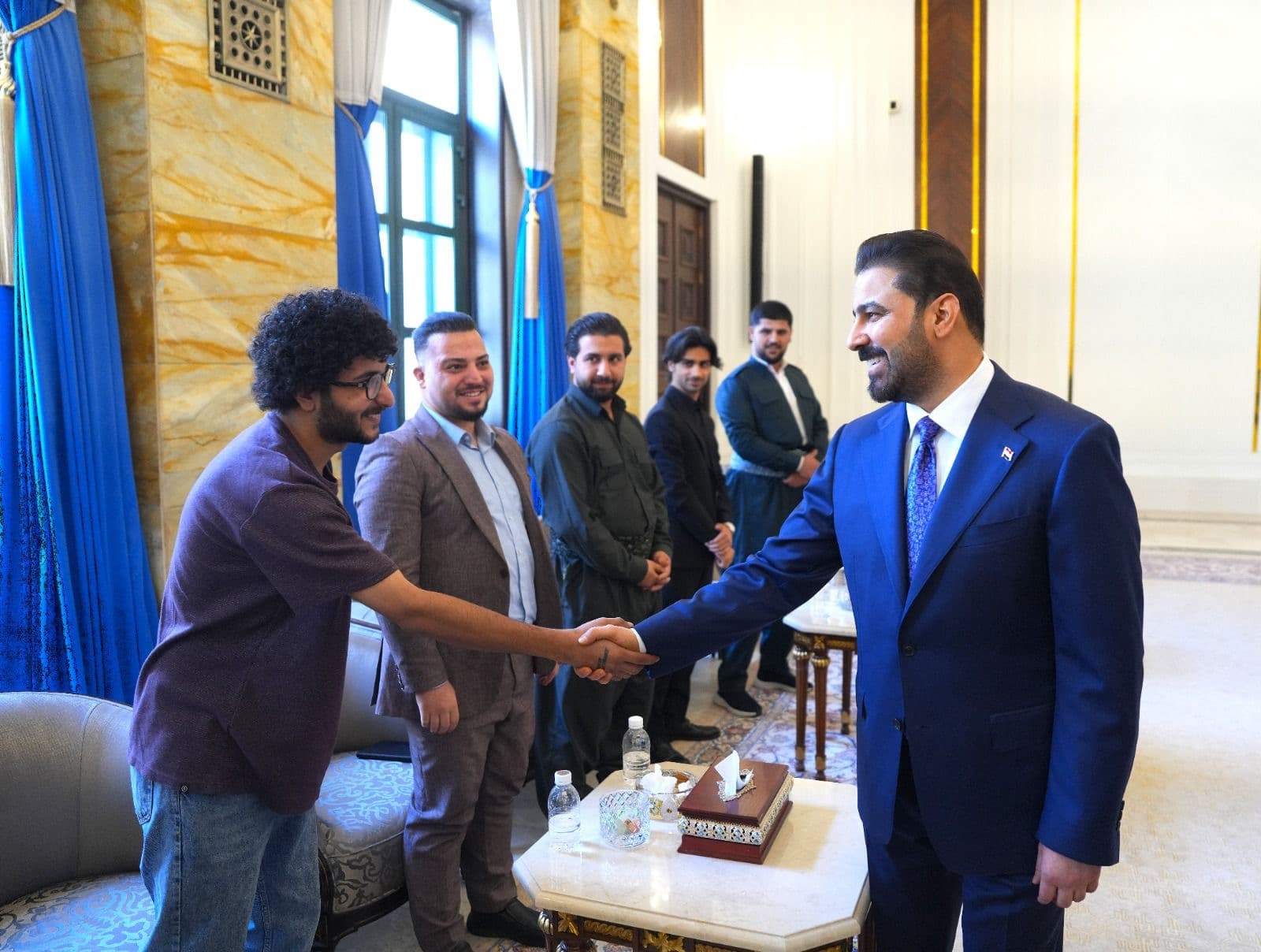 الزيدي يستقبل عدداً من ممثلي مؤسسة صناع المستقبل