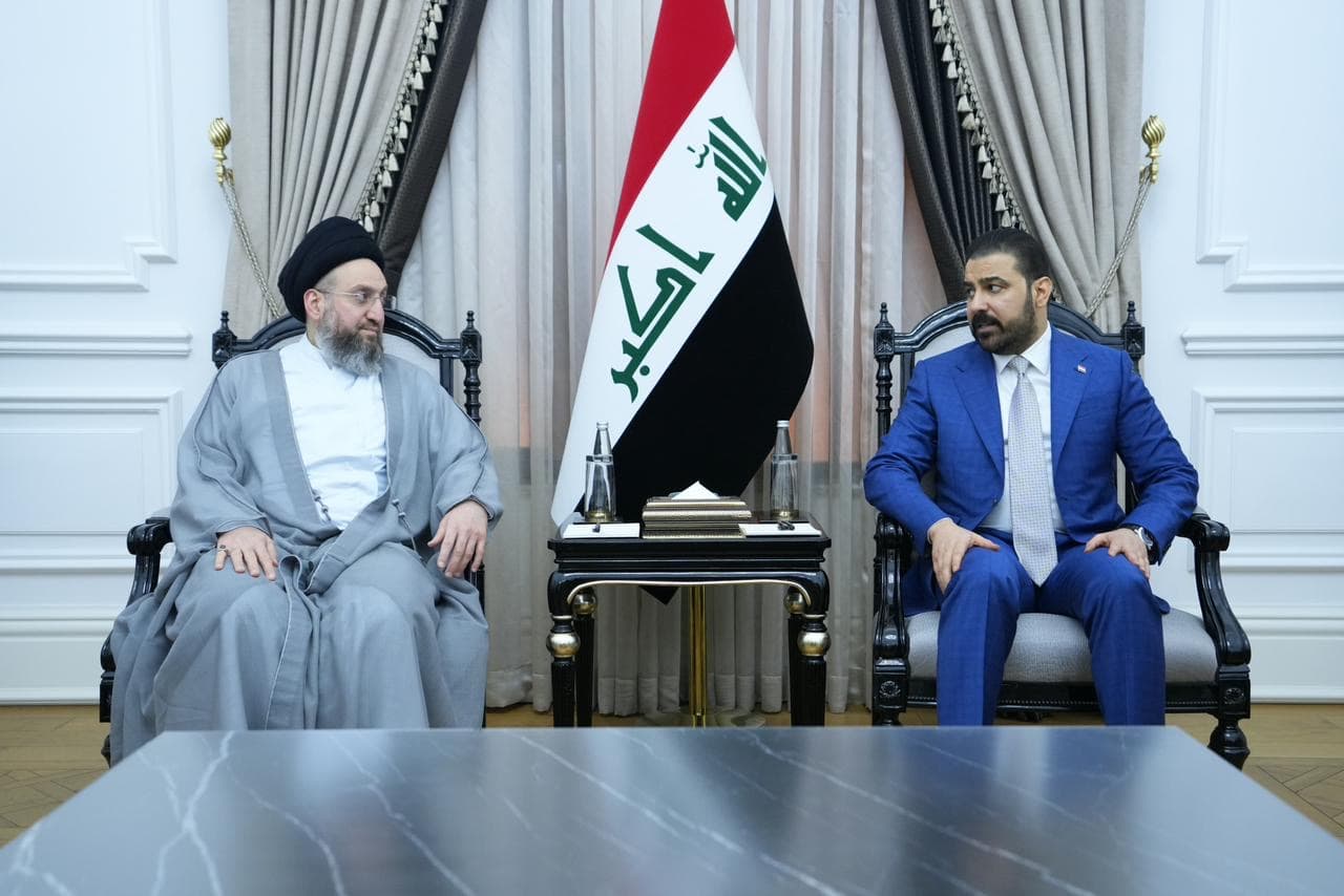الزيدي يستقبل رئيس تيار الحكمة الوطني