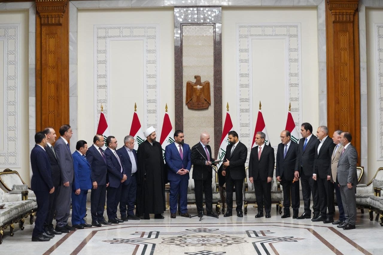 مراسم تكليف علي الزيدي بتشكيل الحكومة الجديدة
