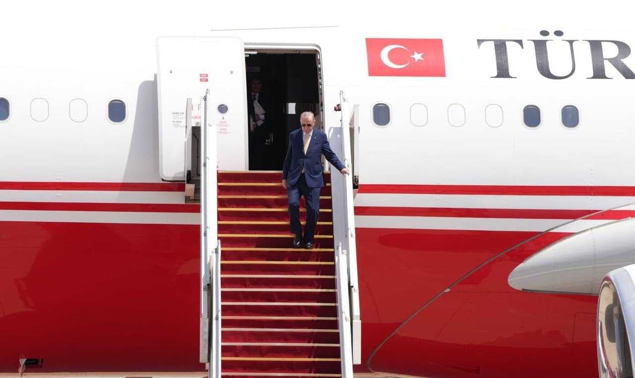 اردوغان يصل أربيل