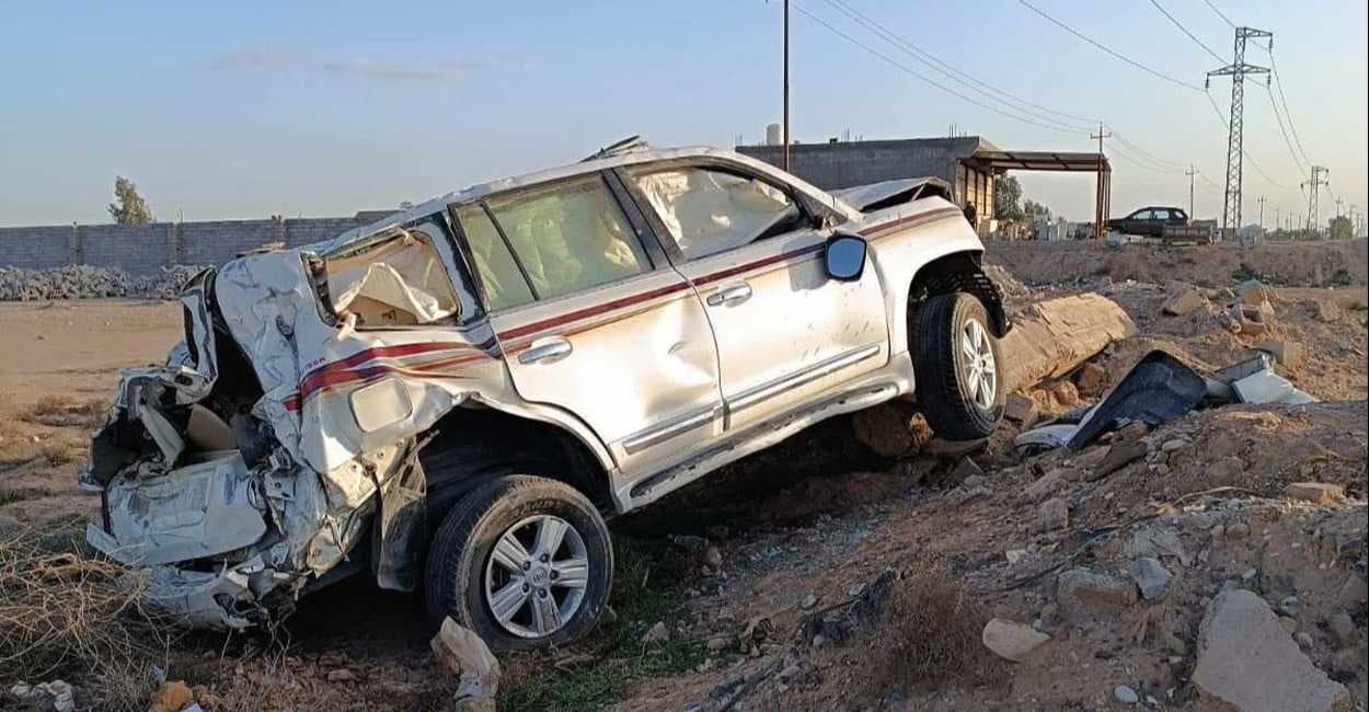 حادث سير مأساوي يودي بحياة شخصين ويصيب 4 في كركوك