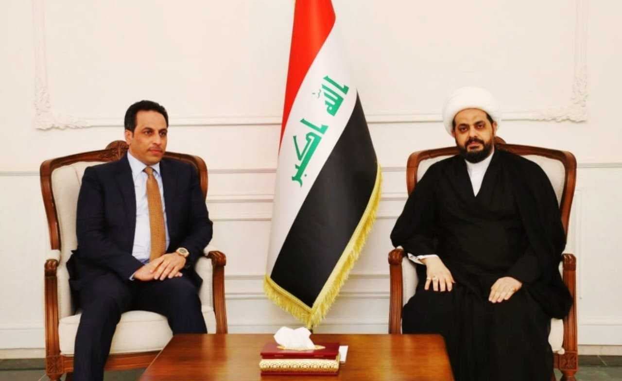 الخزعلي والجنابي يؤكدان ضرورة إزالة المعوقات التي تقف أمام العملية السياسية