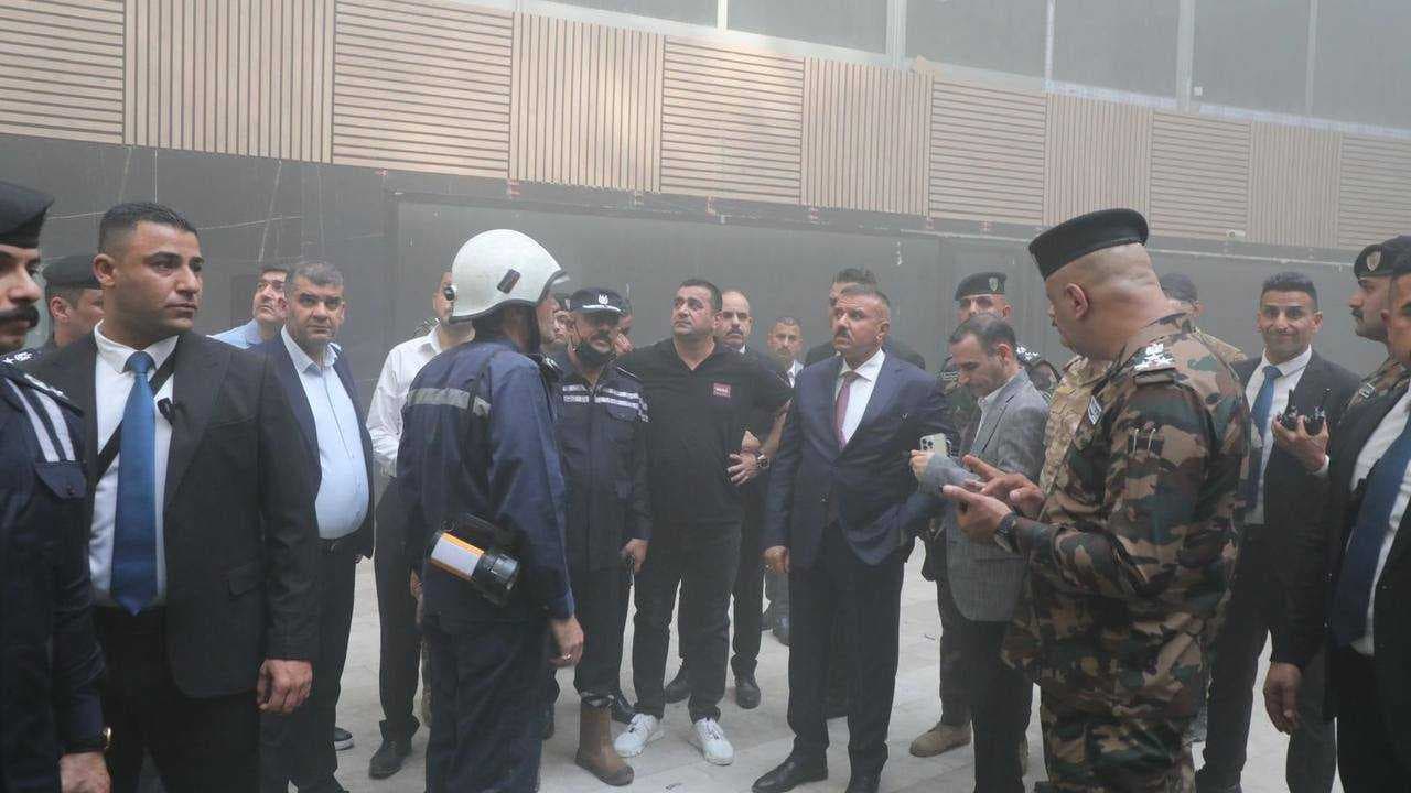 الشمري يوجه بفتح تحقيق بحادث حريق مستشفى الشعب