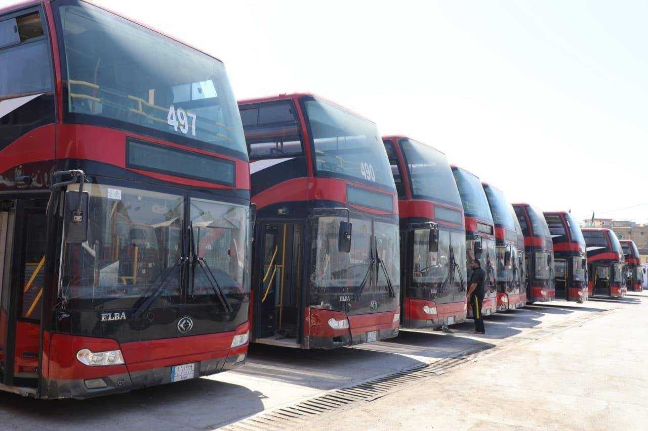 النقل تعلن إضافة 350 حافلة لنقل الزائرين من المنافذ الحدودية