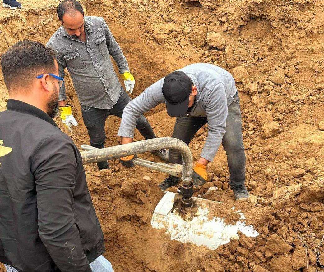 وزارة النفط: رفع تجاوز عن أنبوب لنقل النفط الخام في بغداد